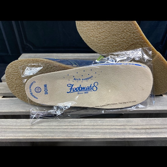 NWOB FootMates Denim Suede & Lime Mojave Leather Chukka Boot - Little Kid 13.5 - Picture 4 of 6